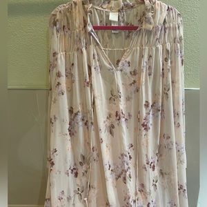 Pink ruffle H&M dress